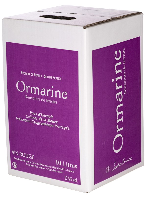 BIB Ormarine 5L et 10L Rouge