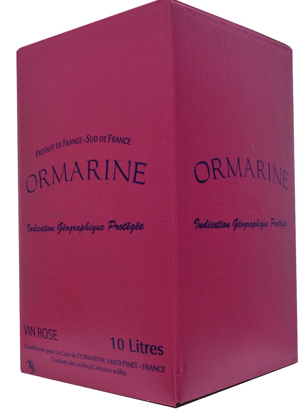 BIB 10 L Ormarine -  Rosé - IGP Pays d'Oc