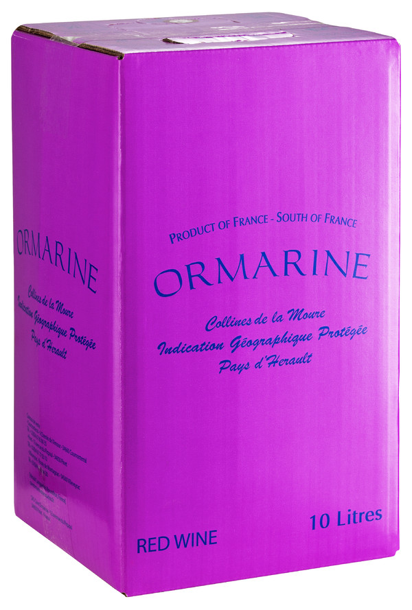 BIB Ormarine 10L - Red - IGP Collines de la Moure